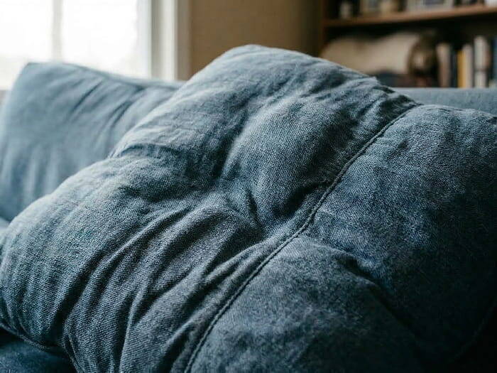 Lumpy sofa cushions vs smooth high-density foam in Southern Ontario
